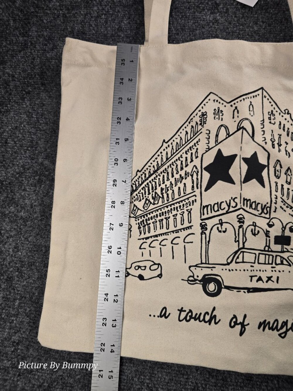 Macy's canvas tote bag - Picture 4 of 8